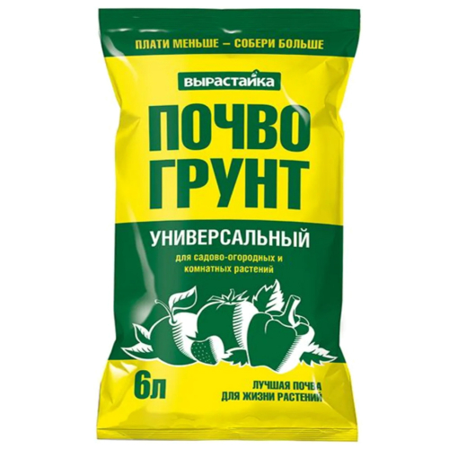 Грунт"Вырастайка Эконом"для сад-огород и ком. растен.6л.Био 5 шт /1/