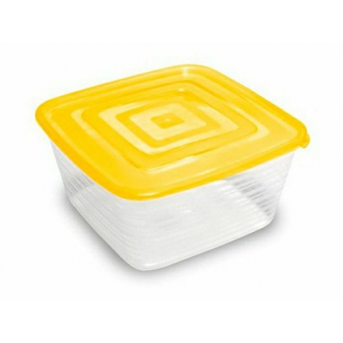 Контейнер для продуктов (СВЧ) "Унико" квадратный 3,0л/28/