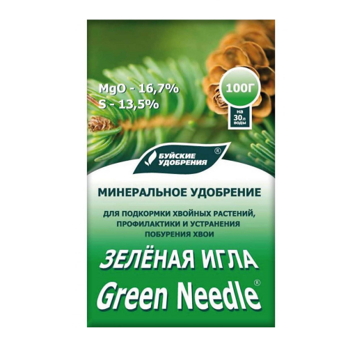 Удобрение "Зеленая игла" 100гр. Буйские/18/