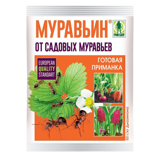 Средство "Муравьин" от муравьев 50гр. /50/