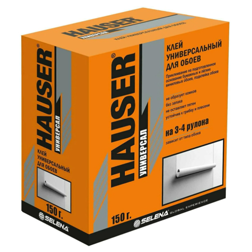 Клей обойный HAUSER (Хаузер) универсальный 250г/12/