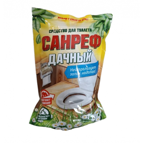 Средство для септиков и дачных туалетов "Санреф" 1кг./20/