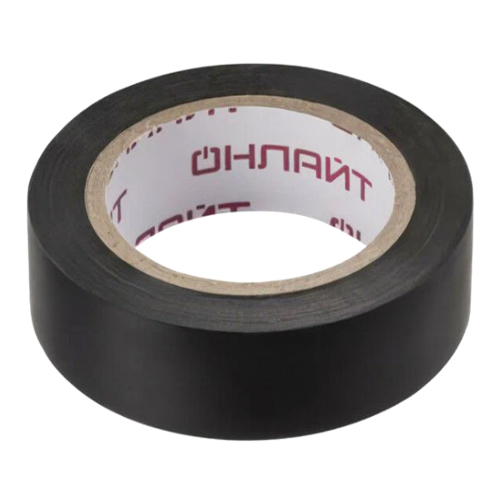 Изолента "ОНЛАЙТ" пвх, 10м, черная/10/