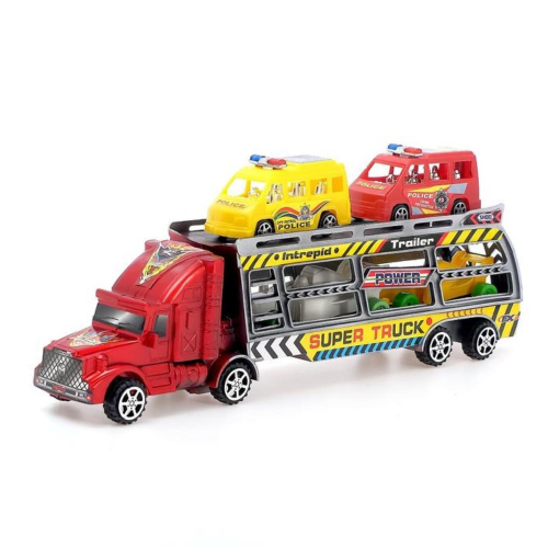 Игрушка машина "Автовоз" с машинками,  33,5х7,5х13,5 см/3/