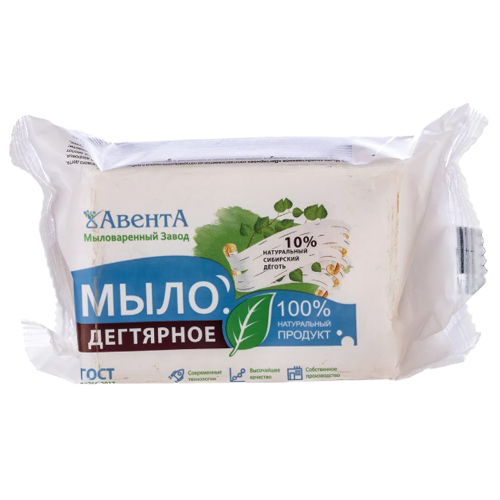 Мыло "Дегтярное", 200гр."АВЕНТА"  72%/50/