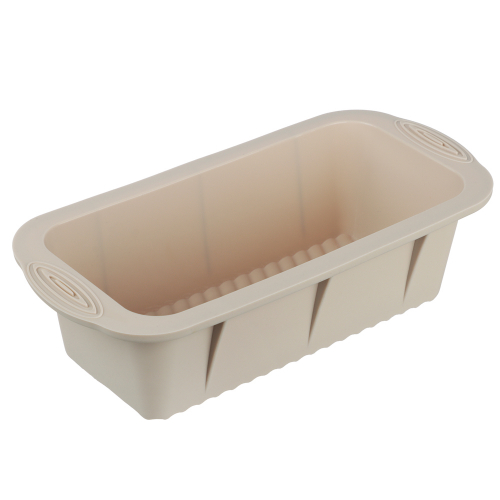 Форма силиконовая для выпечки кекса, хлеба с ручками, 25x12x6см/12/