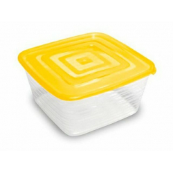 Контейнер для продуктов (СВЧ) "Унико" квадратный 3,0л/28/