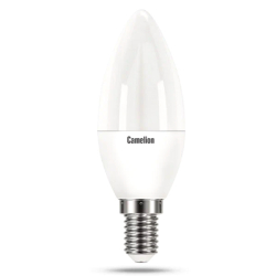 Эл.Лампа светодиодная Camelion свеча LED7- C35 E14 7W холод.св.845/10/1/