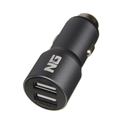Зарядное устройство для авто, 2USB, 2,4А, 12/24В/5/