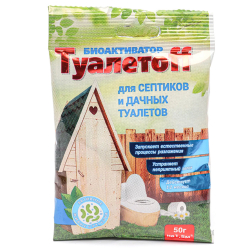 Средство для септиков и дачных туалетов, 50гр, ТуалетоFF/30/