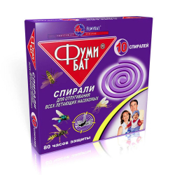 Спирали "Фумибат" от комаров 10шт. /60/