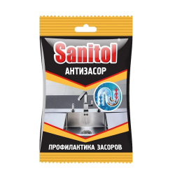 Средство антизасор "Sanitol" 90гр./24/