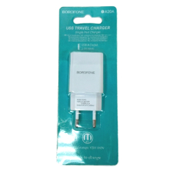 Сетевое зарядное устройство 1 USB Borofone BA20A, 2,1А./5/