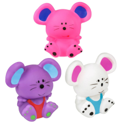 Игрушка для купания "Мышонок", с пищалкой, 9см/1/