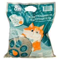 Наполнитель для кошачьих туалетов Foxy Cat, комкующийся, 8 л."/1/