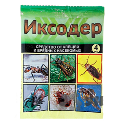 Средство "Иксодер"" от насекомых вредит., 4мл /150/
