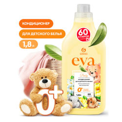 Кондиционер д/белья "EVA" 1.8л концентрат Грасс детский/6/