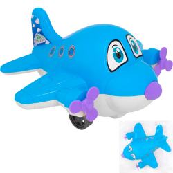 Игрушка "Самолет", голубой,  С-7150/1/