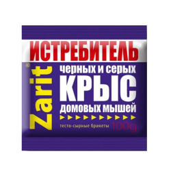 Средство ЗАРИТ Истребитель ТриКота брикет  тесто-сырный,100г /50/