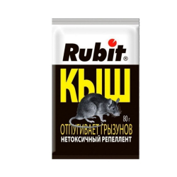 Средство "РУБИТ КЫШ" репеллент от грызунов 80г /50/