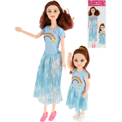 Игрушка "Кукла с ребенком", микс, 28 см/1/