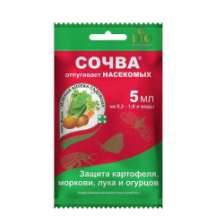 Средство Сочва  отпугиватель насек. вредителей 5мл /150/