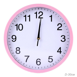 Часы настенные d-19см 3HY520 /60/2/