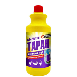 Средство антизасор труб Mr.Wizz Таран,1000г /12/