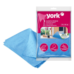 Салфетка высоковпитывающая 35х50см микрофибра 3шт YORK/60/10/