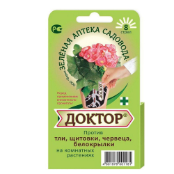 Средство "Доктор 8 стрел" для комн.растений от насек.вредителей /150/